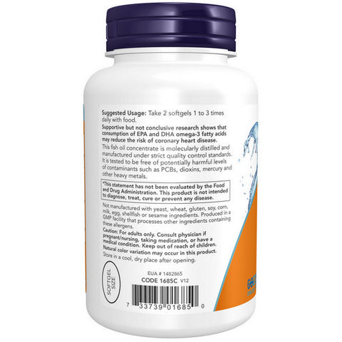 Now Foods, Omega-3 Mini Gels, 180 softgels