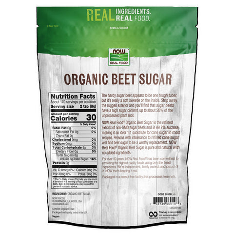 Now Foods, Beet Sugar, 1361g, 3 lb