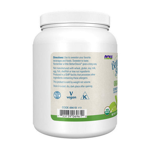Now Foods, BetterStevia Organic Extract Powder, 1 lb Now Foods