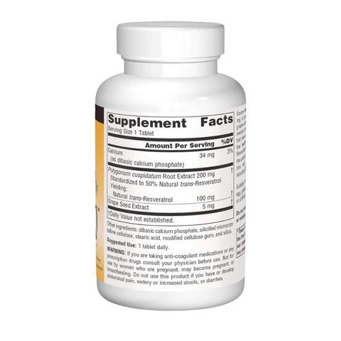 Source Naturals, Resveratrol, 100 mg, 240 tabs