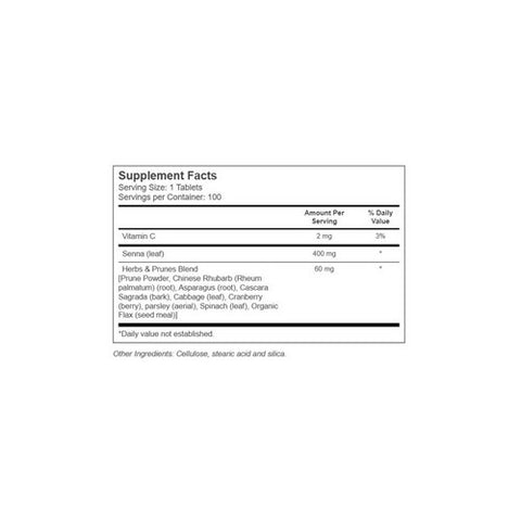 Nature's Life, Herbs And Prunes, 100 Tabs