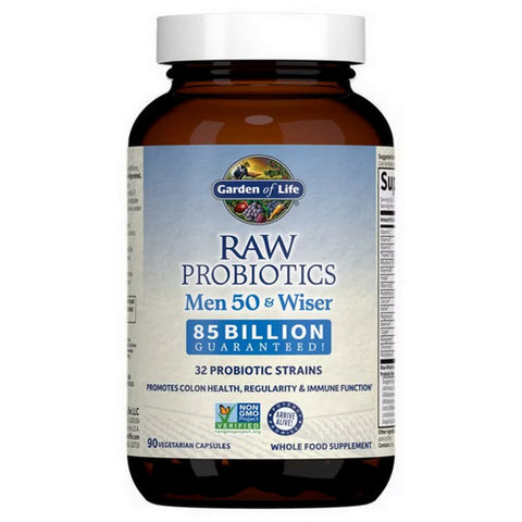 Garden of Life, RAW Probiotics Men, 50 & Wiser 90 caps