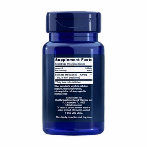 Life Extension, Theaflavin Standardized Extract, 30 Veg Caps
