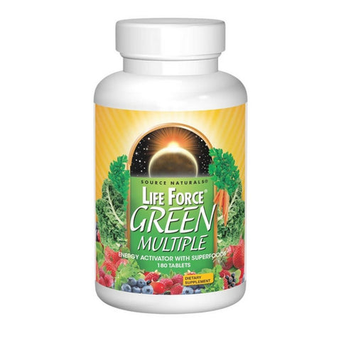 Source Naturals, Life Force Green Multiple, 180 tabs