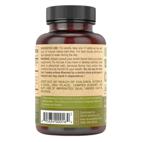 Deva Vegan Vitamins, Vegan Colon Assist, 90 TAB