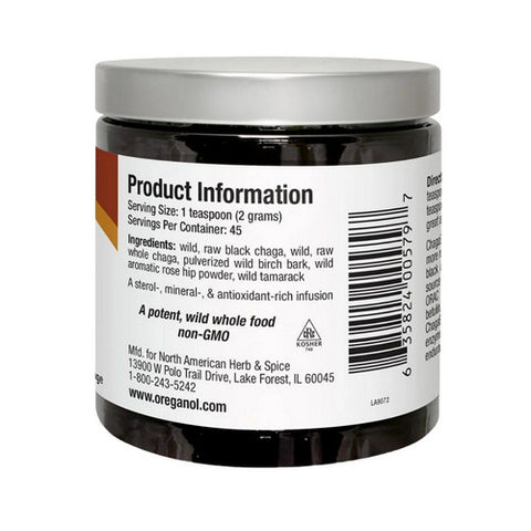 North American Herb & Spice, Chaga Black, 3.2 oz