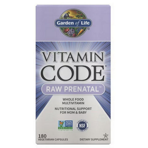 Garden of Life, Vitamin Code  RAW Prenatal, 180 vcaps