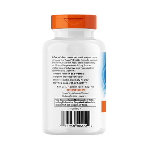 Doctors Best, Saw Palmetto, 320 mg, 180 SoftGels