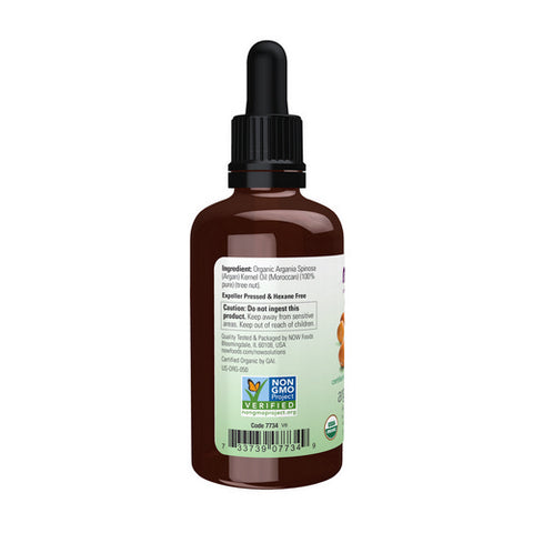 Now Foods, Certified Organic Argan Oil, 2 Oz