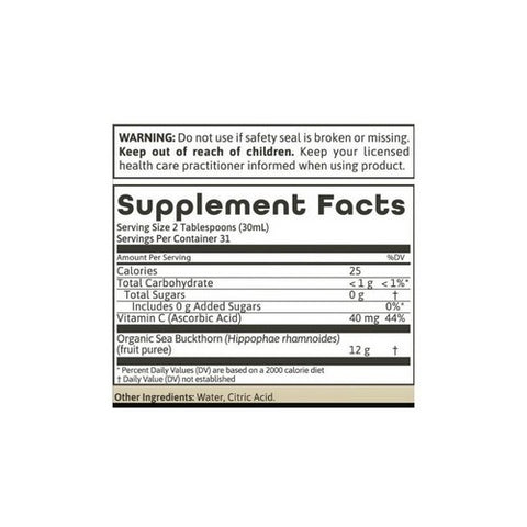 Dynamic Health Laboratories, Organic Certified Sea Buckthorn Gold, 32 oz