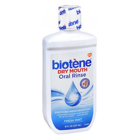 Biotene, Dry Mouth Oral Rinse Fresh Mint, 8 Oz