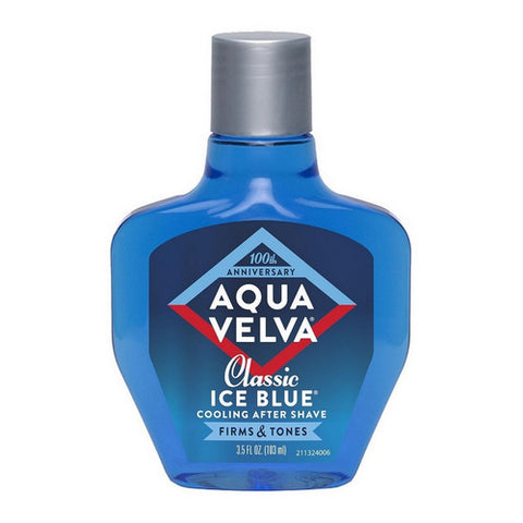 Aqua Velva, Classic Ice Blue Cooling After Shave, 3.5 oz