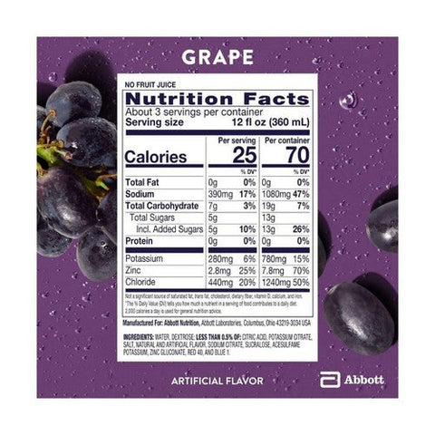 Pedialyte, Electrolyte Solution Grape, 33.8 Oz Pedialyte