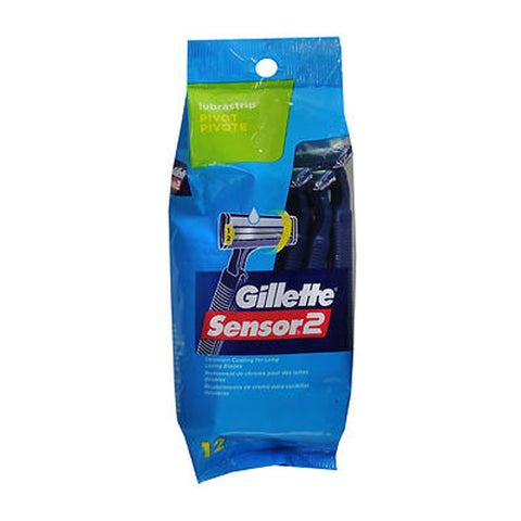 Gillette, Sensor 2 Disposable Razors, 12 each