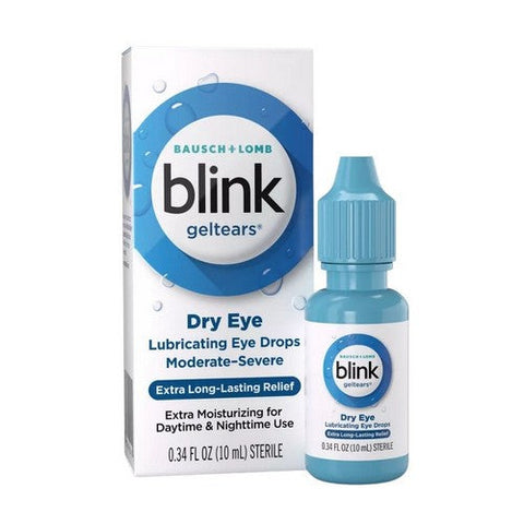 Bausch + Lomb, Blink Geltears Lubricating Eye Drops Moderate Severe Dry Eye, 10 Ml Bausch + Lomb