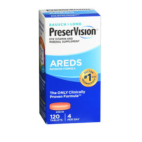 Bausch + Lomb, Bausch And Lomb Ocuvite Preservision Tablets, 120 tabs