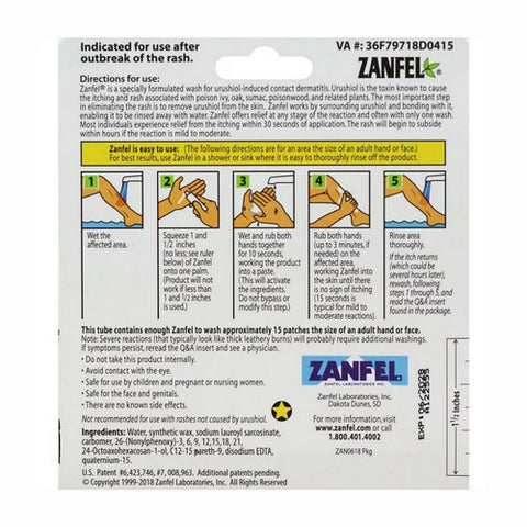 Zanfel, Poison Ivy Oak And Sumac Wash, 1 oz