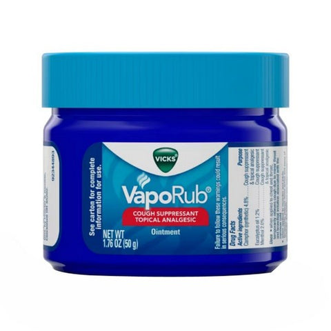 Vicks, Vaporub Cough Suppressant Ointment, 1.76 Oz Vicks