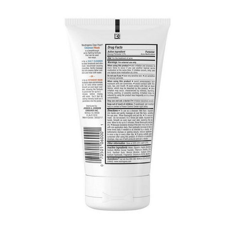 Neutrogena, Clear Pore Cleanser Mask, 4.2 oz